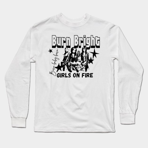 Burn bright Long Sleeve T-Shirt by Hadderstyle